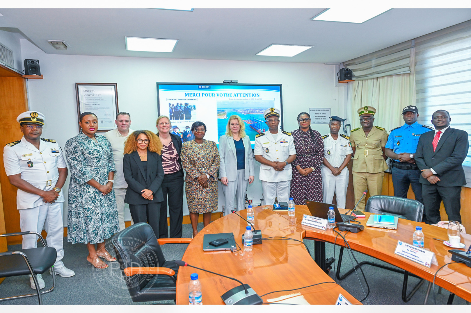 A delegation from Dutch customs authorities visits the Autonomous Port of Abidjan